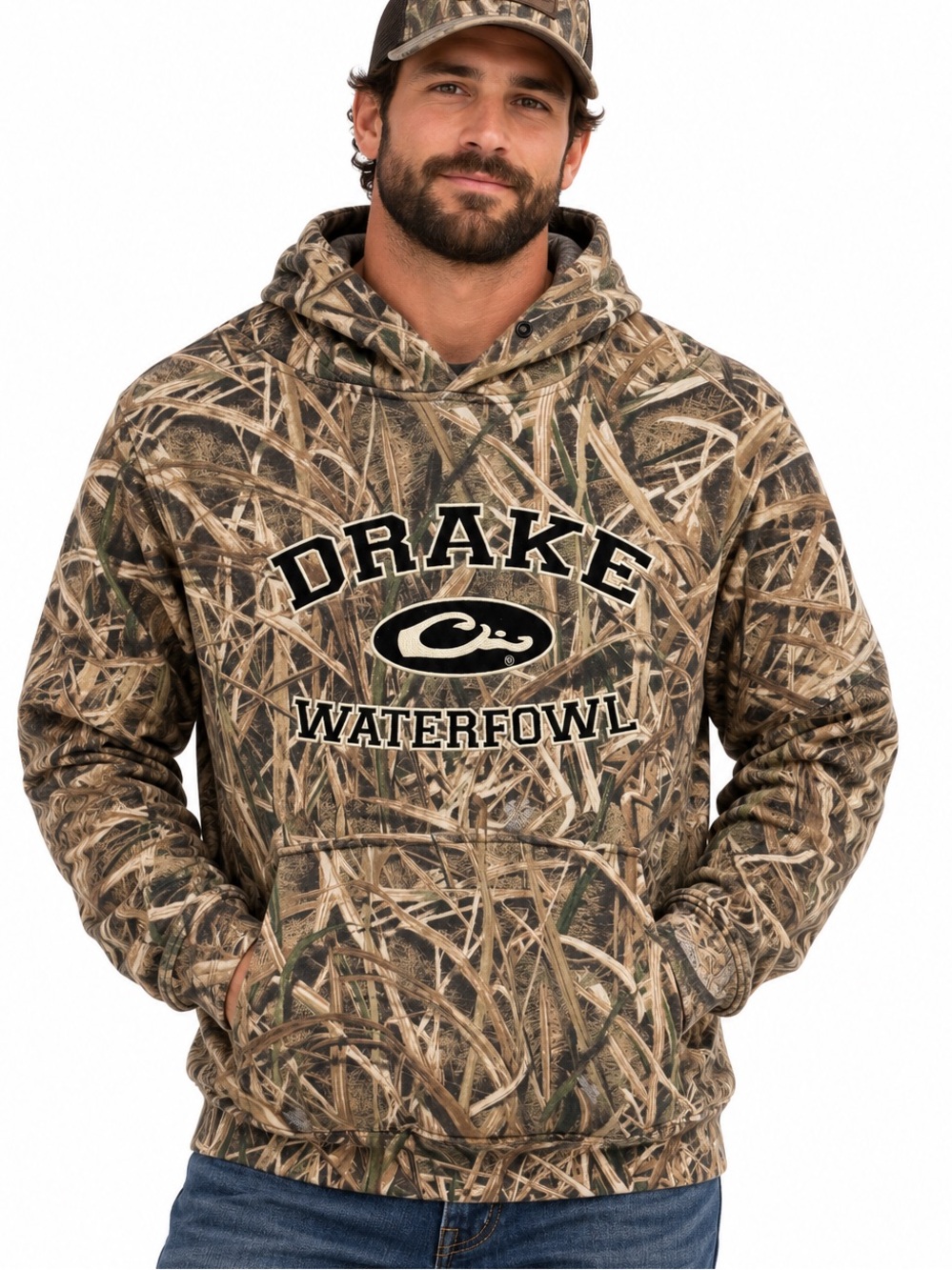 Drake Waterfowl Logo Hooded Sweatshirt 3X